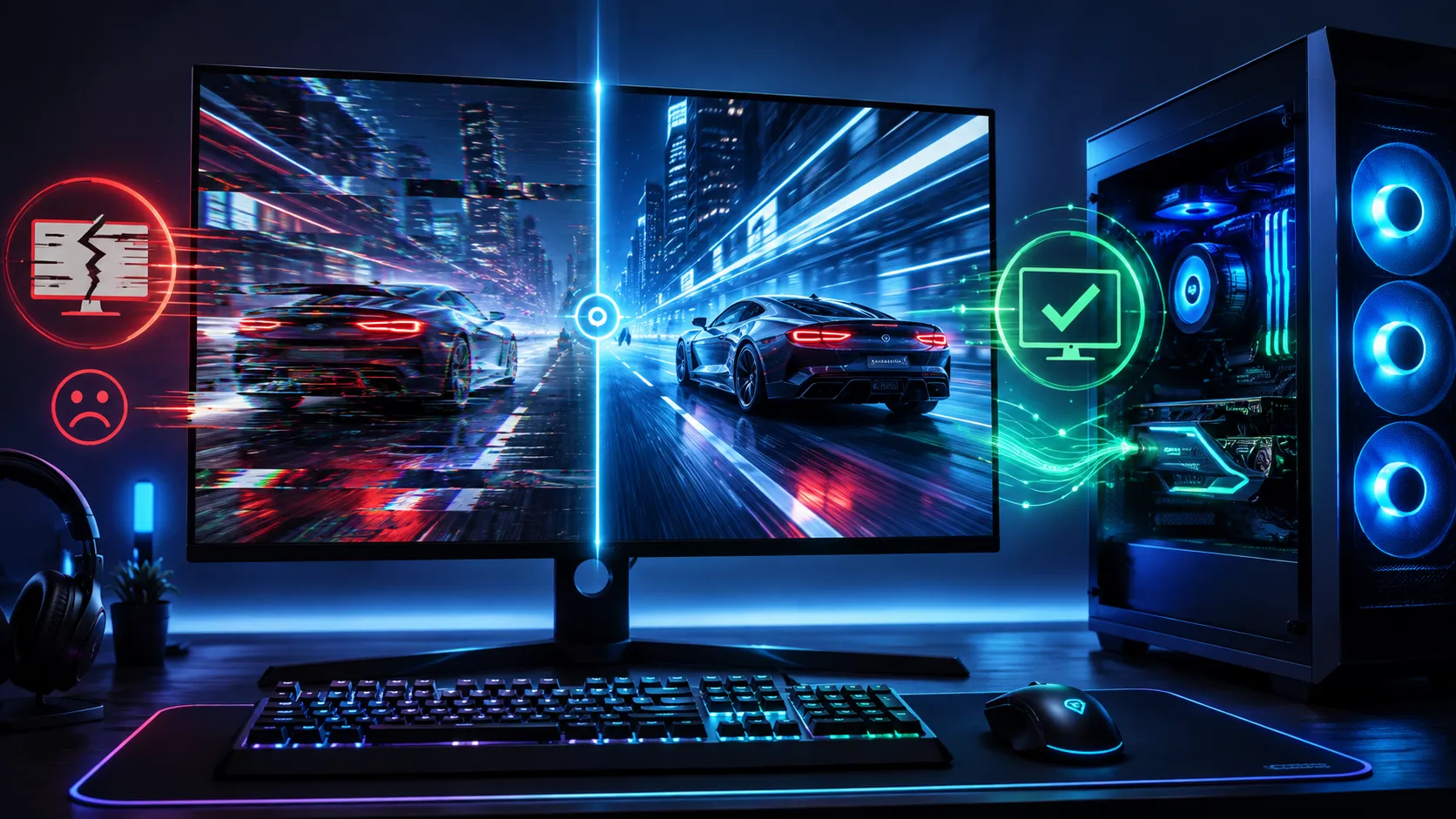 ゲームのカクつき・画面のズレを直す設定|G-Syncと垂直同期の正しい組み合わせ【2026年8月】