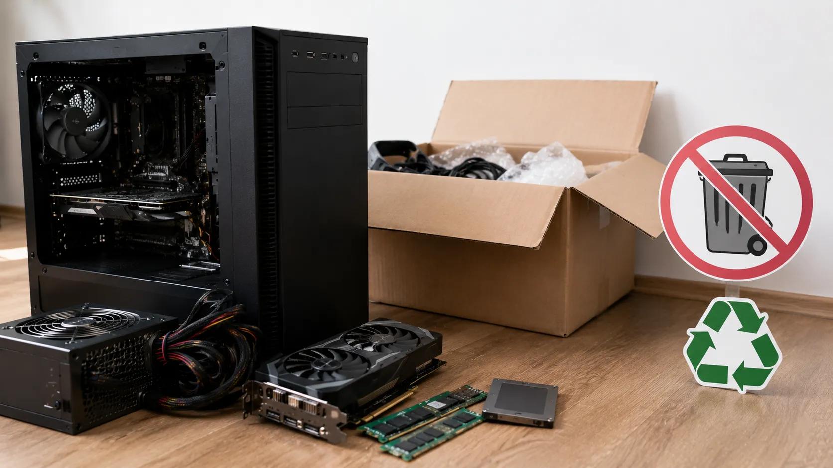 ゲーミングPCの処分方法|粗大ごみには出せません【2026年8月】
