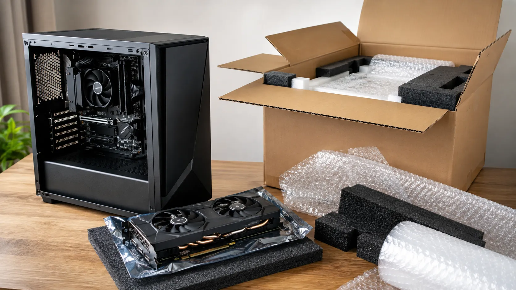ゲーミングPCの引っ越し・輸送ガイド|グラボは外す、保証は対象外です【2026年8月】