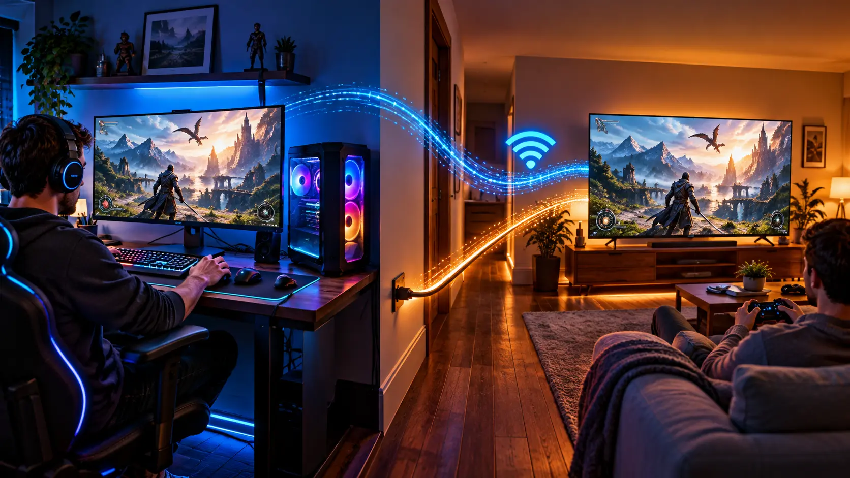 ゲーミングPCを別の部屋のテレビで遊ぶ｜Steam Linkと光HDMIの選び方【2026年】