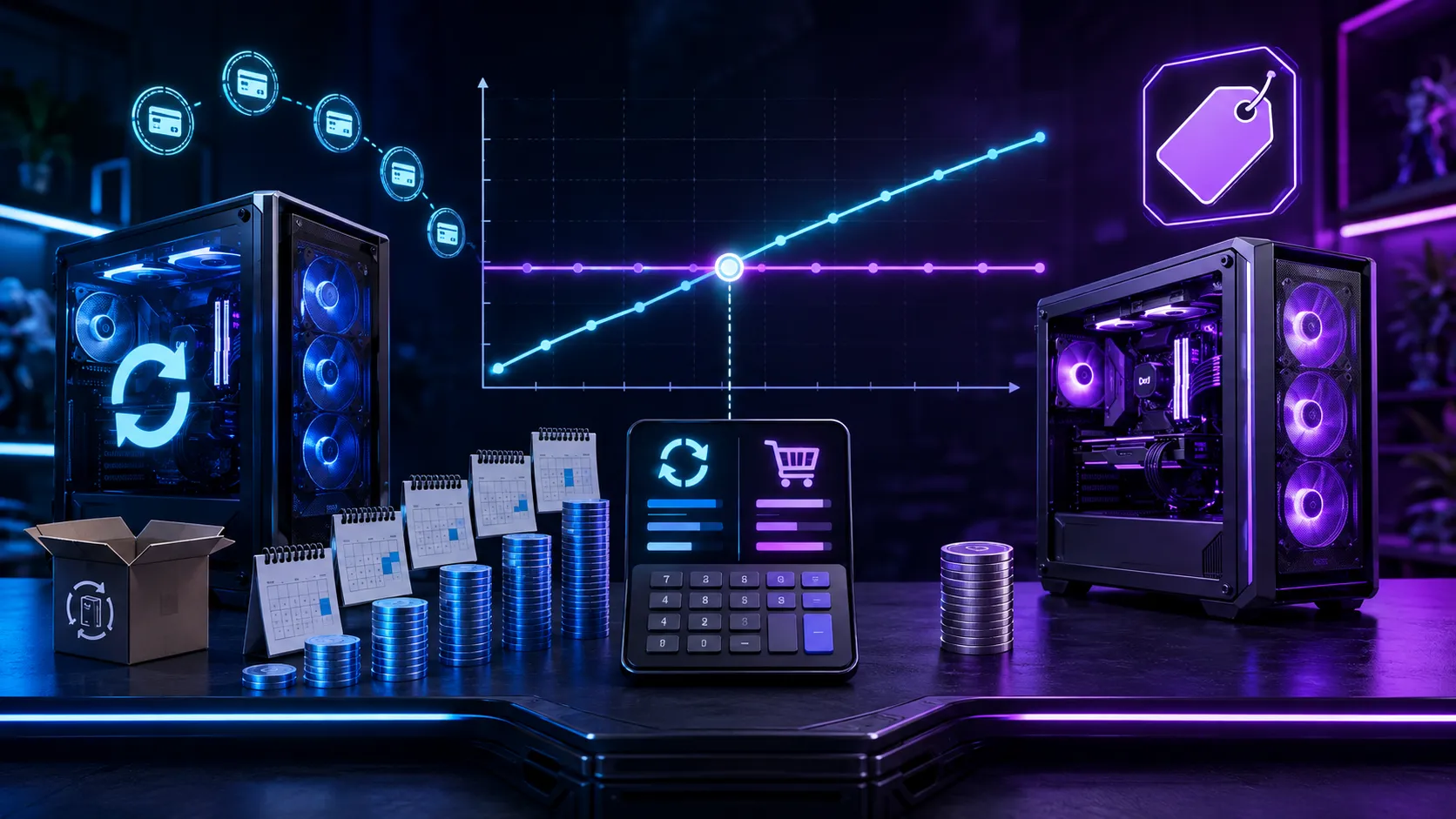 ゲーミングPCのレンタル・サブスクは損?何か月で購入価格を超えるか計算【2026年8月】