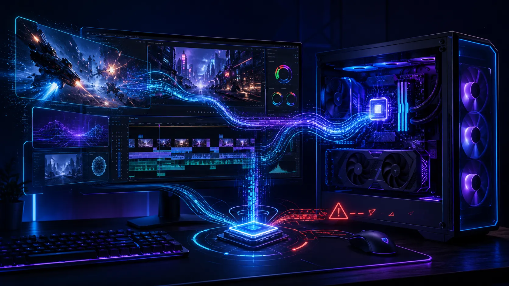 ゲーミングPCで動画編集は兼用できる?詰まるのはGPUではありません【2026年8月】