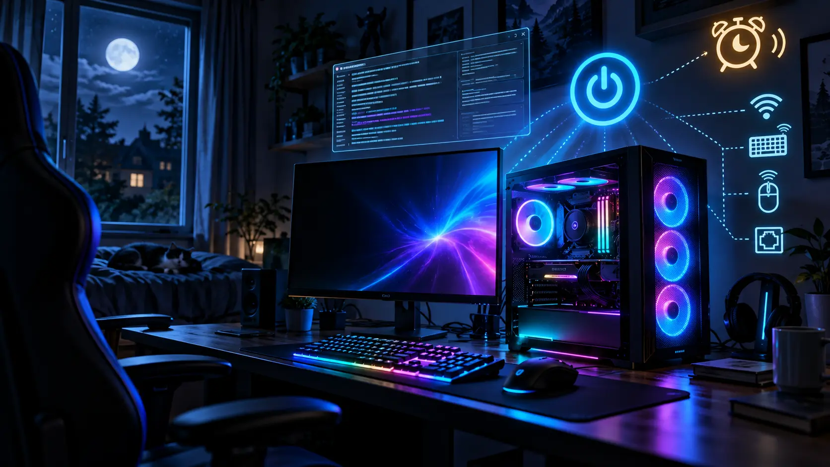 ゲーミングPCがスリープからすぐ復帰する・夜中に勝手に起動する原因｜powercfgで特定