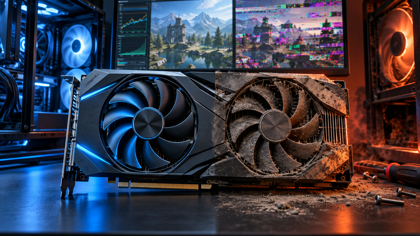 グラフィックボードの寿命はどれくらい？劣化のサイン(ファン異音・サーマルパッド劣化・コイル鳴き悪化・VRAMエラー)と交換の目安