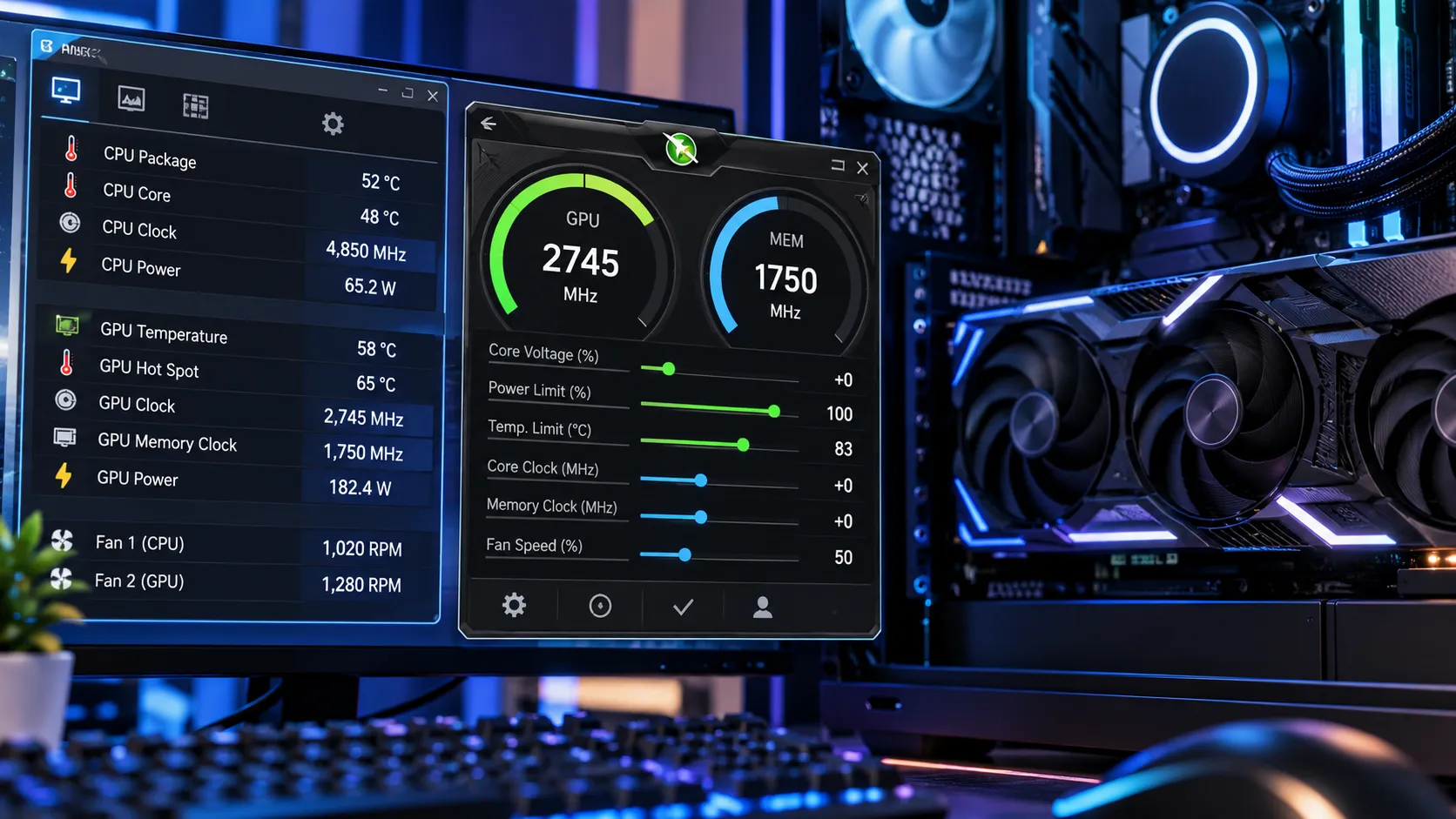 GPU/CPU温度とクロックの正常値の見方｜HWiNFO・MSI Afterburnerの使い方【2026年9月】