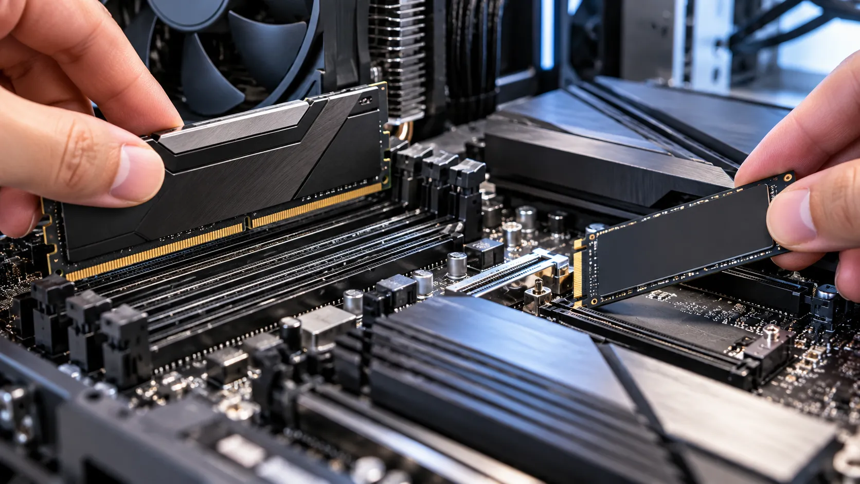 メモリ・SSD増設の正しいやり方|EXPO/XMP設定とディスクの初期化、認識しない原因まで