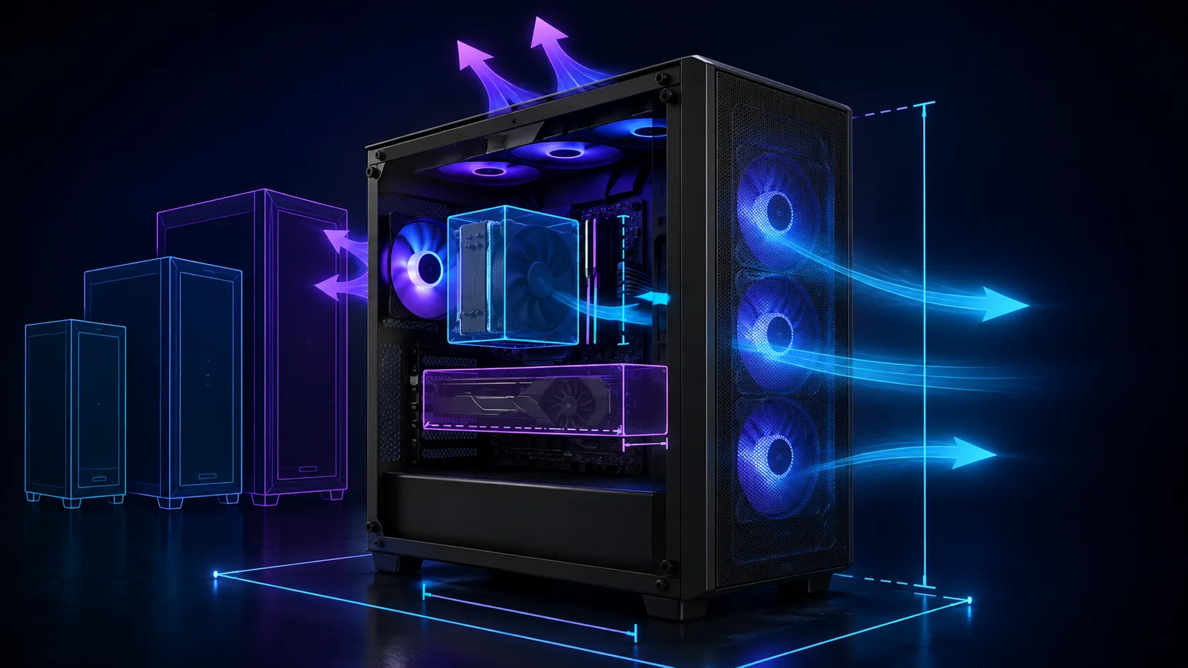 PCケースの選び方｜サイズ・エアフロー・寸法の確認手順【2026年版】