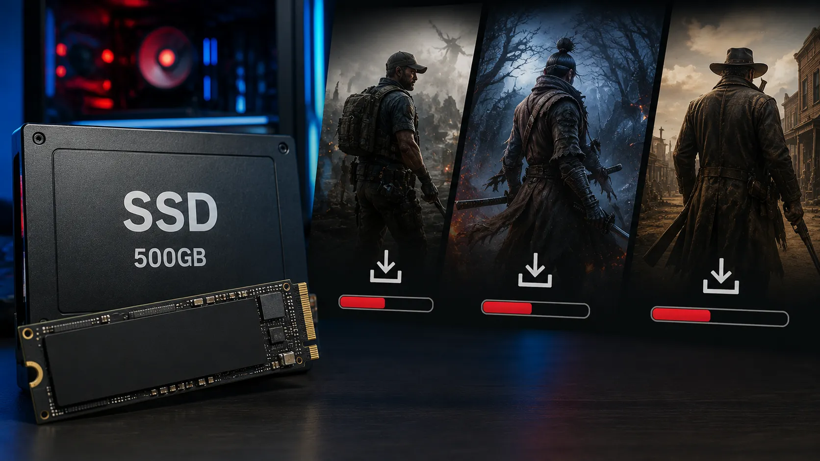 SSDが足りなくなったときの対処|500GBには大作が3本しか入りません【2026年8月】