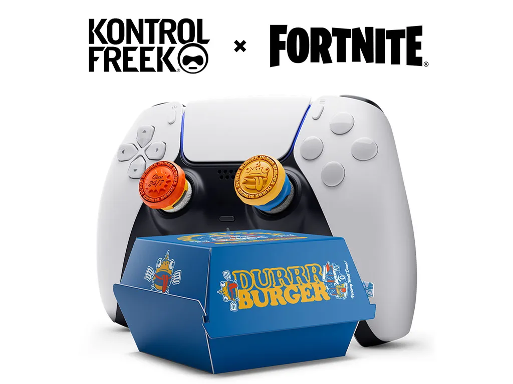 KontrolFreek Durrr Burger(PS5コントローラー装着例)