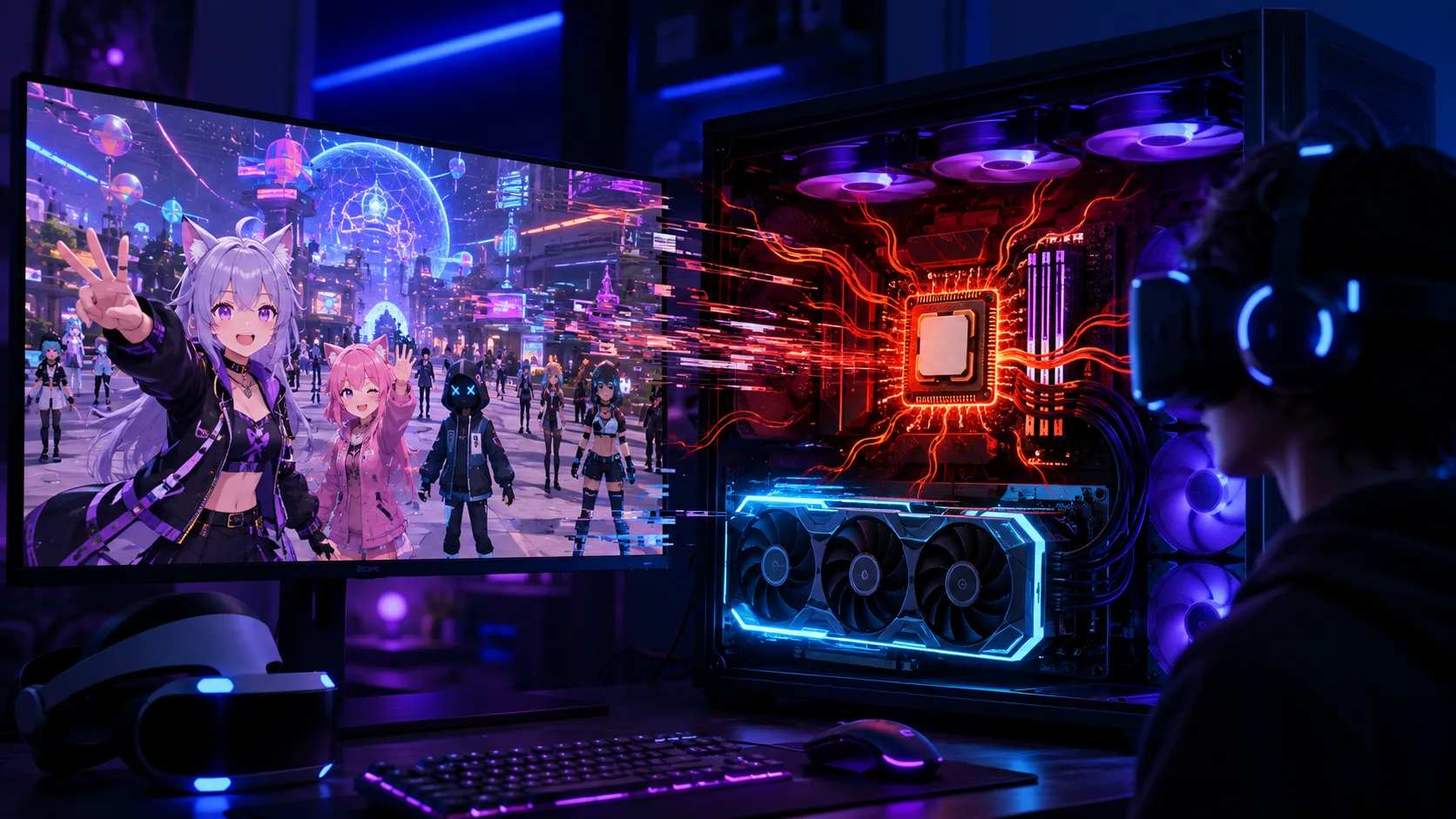VRChat向けゲーミングPCの選び方|GPUを上げても重いのはCPUが原因です【2026年8月】