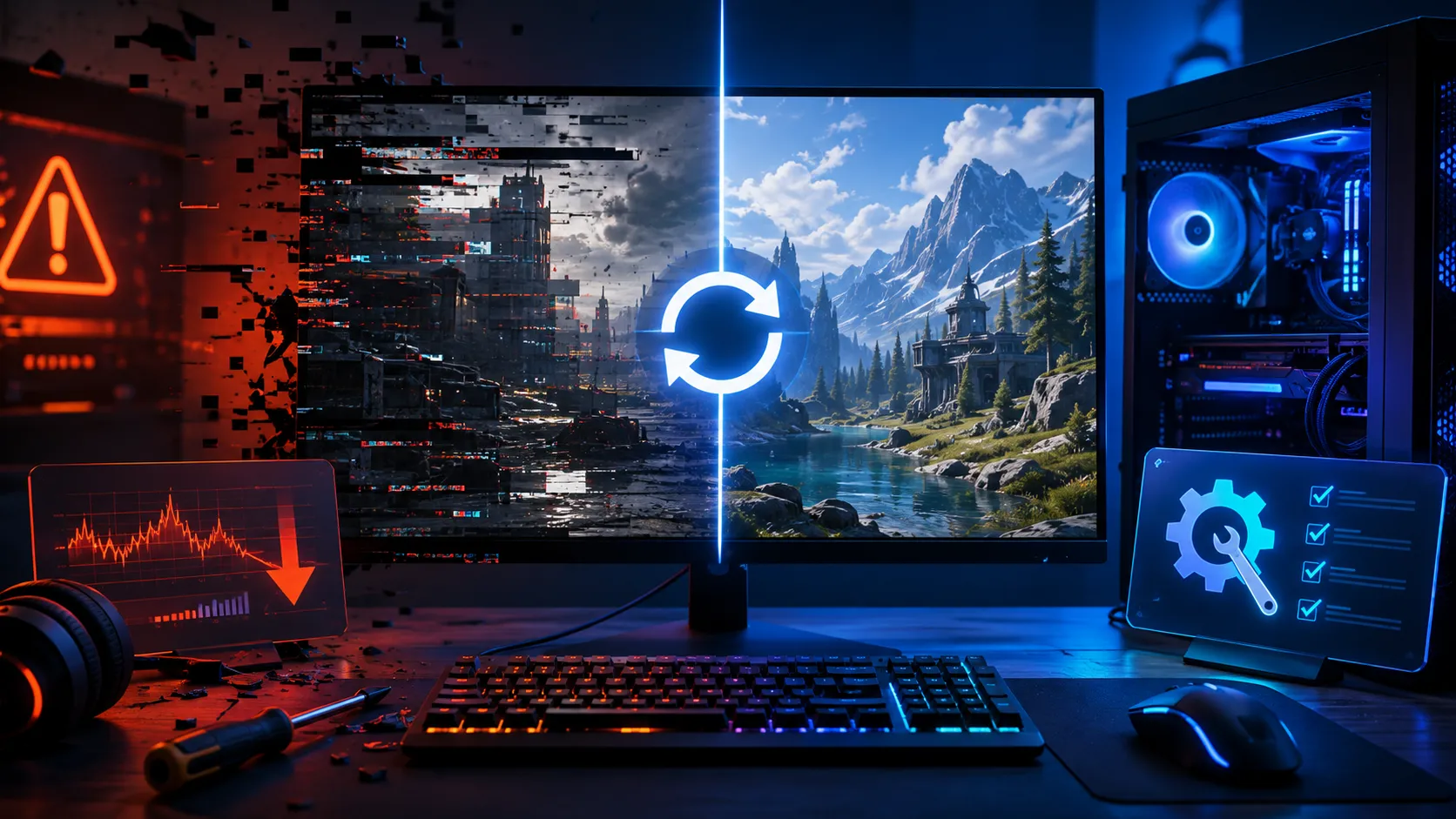 Windows Updateでfpsが下がった・クラッシュする原因と直し方【2026年8月】